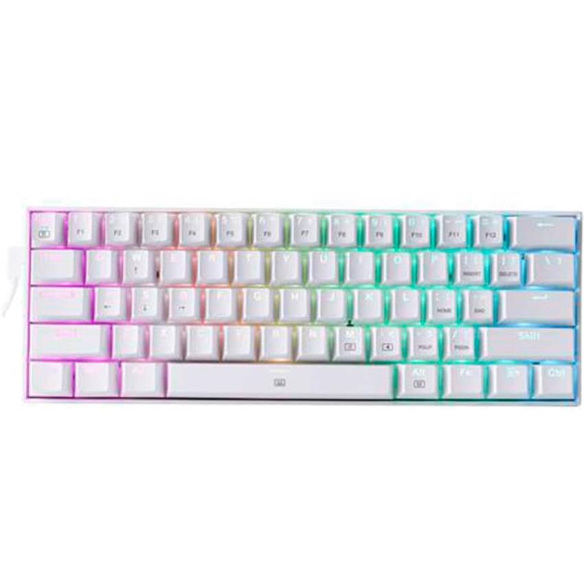 Teclado Mecanico Redragon Draconic Rgb Blanco Switch Brown Bluetooth